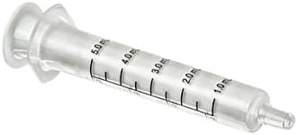 5ml syringe 5 Pack (5 cc / 1 Tsp) Oral Medication Dispenser - Top Quality Syringes Safely Wrapped with Sealed Plastic Integrity Packaging. Ideal for Oral Medication Without Needles (Pack of 5 High Quality Syringes, 5ml) - Versatile Uses, Including Measuring Essential Oils, E-liquids, Formulas and More.