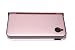 DSi XL Alunminum Metallic Armor Hard Case XL with Screen Protective Filter - Pink