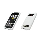 EMPIRE Silicone Gel Skin Cover Case for HTC Evo 4G, White [EMPIRE Packaging]