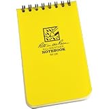 Rite in the Rain All-Weather Student Spiral Notebook, 3" x 5", 100 Pages