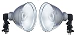45W CFL Reflector Light Kit w/ Switched Socket - Set of 2