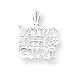 Sterling Silver Daddys Little Girl Charm