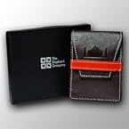 Designer Leather Card holder - Taj | Color Brown