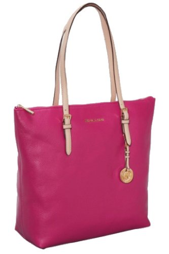 Michael Kors Jet Set Large Tote LACQUER PINK