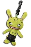 Boogily Bunnies Rocket USA Plush Toy Charlie Black 4  Clip On