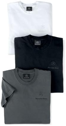 Mercedes Benz Men's Classic Tee Shirt - CHARCOAL - MEDIUM
