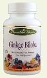 Paradise Herbs Gingko Biloba Extract, 60 count