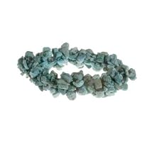 Fashionable 7.25" Strech Bracelet with China Turquoise