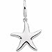 White Gold Starfish Charm