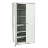 Hon Assembled 71-3/4 High Storage Cabinet, 36 X 24-1/4, Charcoal (Honsc2472S)
