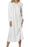 Calida Soft Cotton Long Sleeve Nightgown (33300)