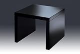 SIDE TABLE IN BLACK HIGH GLOSS