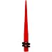 6 Gauge Acrylic Red Taper