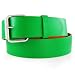 GENUINE LEATHER GREEN NEON BELT WITH A DETACHABLE BUCKLE, FITS ANY KIND OF BUCKLE