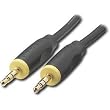 Dynex DX-MP35B 6ft 3.5mm Male/Male Stereo Cable - Black