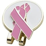 Golf Designs Pink Ribbon Hat Clip Pack