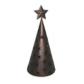 Pierced Tree Candle Holder - Iron (Small)