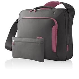 Belkin F8N077-SGF-DL 17-Inch Energy Collection Messenger Bag (Gray/Flamingo Pink)
