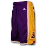 Los Angeles Lakers Adidas Replica NBA Basketball Shorts - Official Swingman
