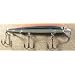 JLVLures JLV Shallow Suspending Minnow Flourescent Red Silver : Husky Stickbait Lures Saltwater Freshwater Jerk Bass Smallmouth Steelhead Pike Muskie Salmon Trout Snook Striper Perch Whiper Snook Speckled Trevally, Mid- Depth Trolling Casting Hook Treble