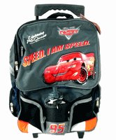 Disney Cars School Rolling Backpack : Lightning Mcqueen Luggage