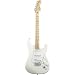 Fender American Standard Stratocaster&reg; Electric Guitar, Olympic White, Maple Fretboard
