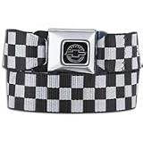Buckle Down Chevy Web Seatbelt - Men's ( Black/White Checker )