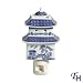 Johnson Brothers Willow Pagoda Night Light, Blue