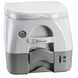 Dometic - 974 Portable Toilet 2.6 Gallon - Grey w Brackets