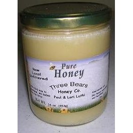 3 Bears Pure Premium Minnesota Clover Wildflower Honey 16oz by Honey