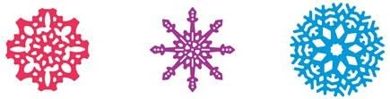 Snowflowers Set 1 Dies for Scrapbooking (DL225)