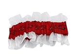 Arkansas Garter University of Arkansas Maroon Garter with Razorback Logo