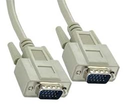 HD15 VGA Male to HD15 VGA Male 15C Straight Thru Molded 6 ft
