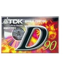 TDK D90 blank AUDIO tapes - Pack 10