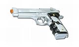 Ak757 - Silver and Black 9mm Airsoft Beretta