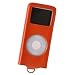 Italian Leather Craft iPod nano用レザーホールド オレンジ