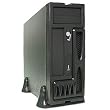 4-Bay 20-Pin mATX Case w/230-Watt Power Supply (Black)