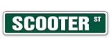 SCOOTER -Street Sign- nickname shop vespa moped signs