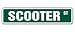 SCOOTER -Street Sign- nickname shop vespa moped signs
