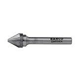 BAHCO(バーコ) Carbide Bur 60°円錐形超硬ロータリーバー シングルカット BAHJ0604M06