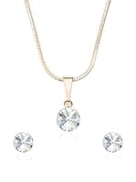 Annie Ram Conjunto de cordón y pendientes  Dorado