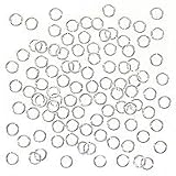 Sterling Silver 3mm Open Jump Rings 22 Gauge (100)
