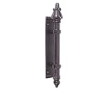 Door Pull Black Powder Coat 16 x 2 1/2
