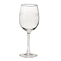 Etched Wine Glasses Set of 4 - Cheers, A Votre Sante