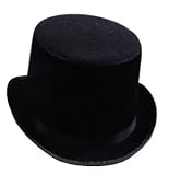 Top Hat BLACK, FELT, Medium