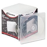 Slim CD Cases, Clear, 25 Cases per Pack