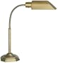 OTT-LITE Alexander Brass Energy Saving Gooseneck Desk Lamp