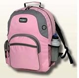 Eurogear pink School Backpack/ Outdoor Backpack/ Hiking Backpack with a bottle on side