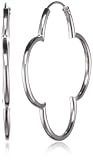 Vinani Damen-Creolen Blume 925 Sterlingsilber Gr. M CMF