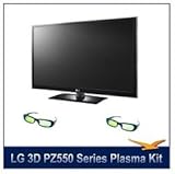 LG 50PZ550 50-Inch Plasma HDTV 3D 1080P Plasma 3D Kit
